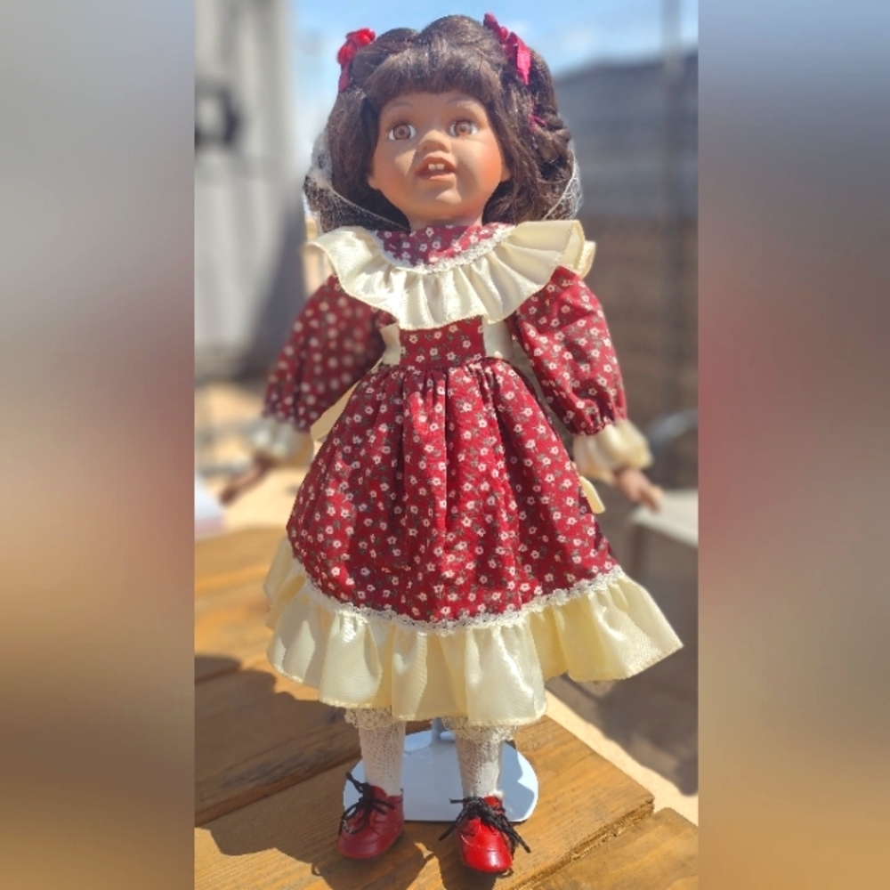 Mervins Home Collection Porcelain Doll